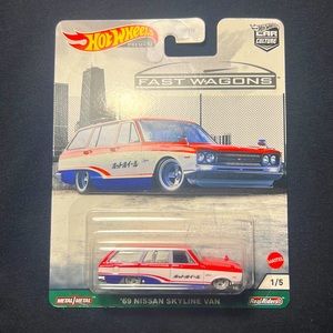 Hot Wheels ‘69 Nissan skyline van fast wagons